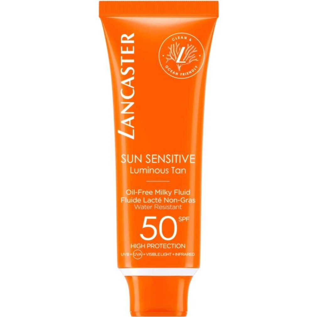 LANCASTER Sonnenschutzpflege DELICATE SKIN milk fluido SPF50 50 ml