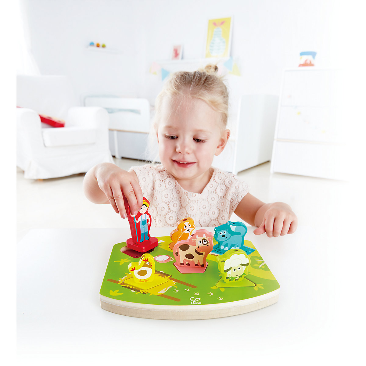 Bauernhof-Geräusche-Puzzle