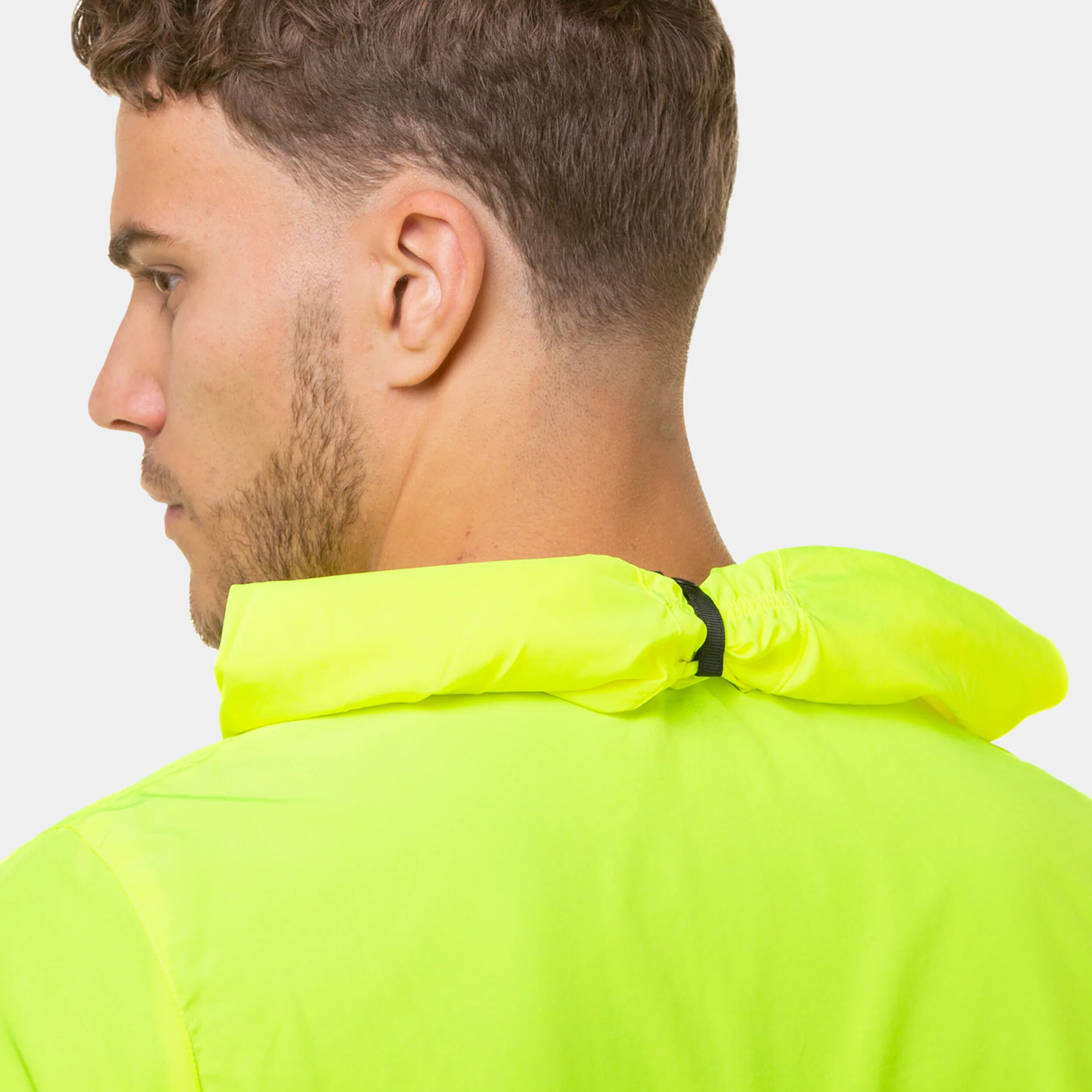 Tech Afterhours Laufjacke Herren - Neongelb