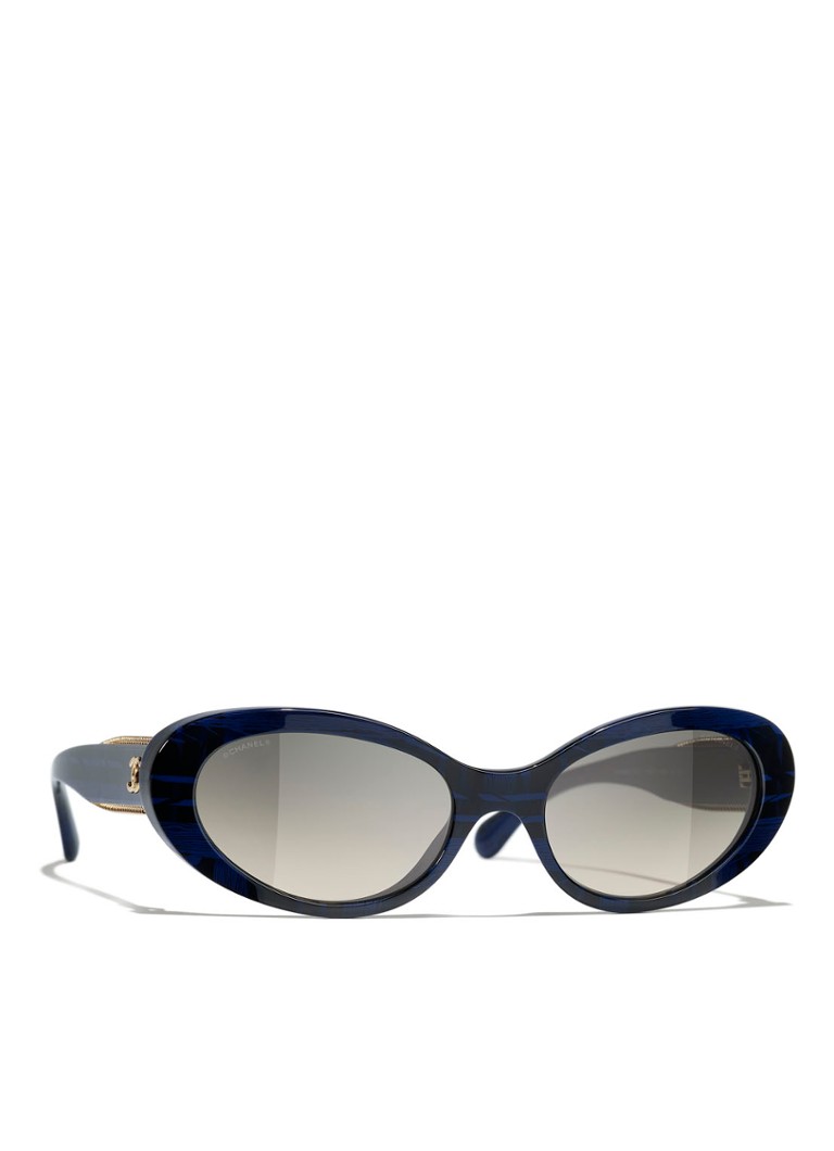 Ochelari de soare ovali Chanel