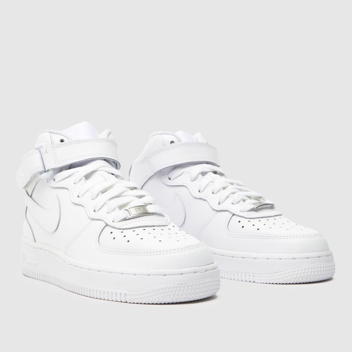 Bílé dětské tenisky Nike Air Force 1 Mid