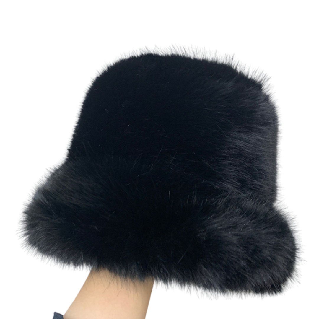 YANN Fischerhut Hut Damen Herbst und Winter Plüsch warme Fischermütze (Plüschmütze mit großem Kopfumfang, warme Winterpullovermütze, 1-St) Derzeit beliebte Damenhüte