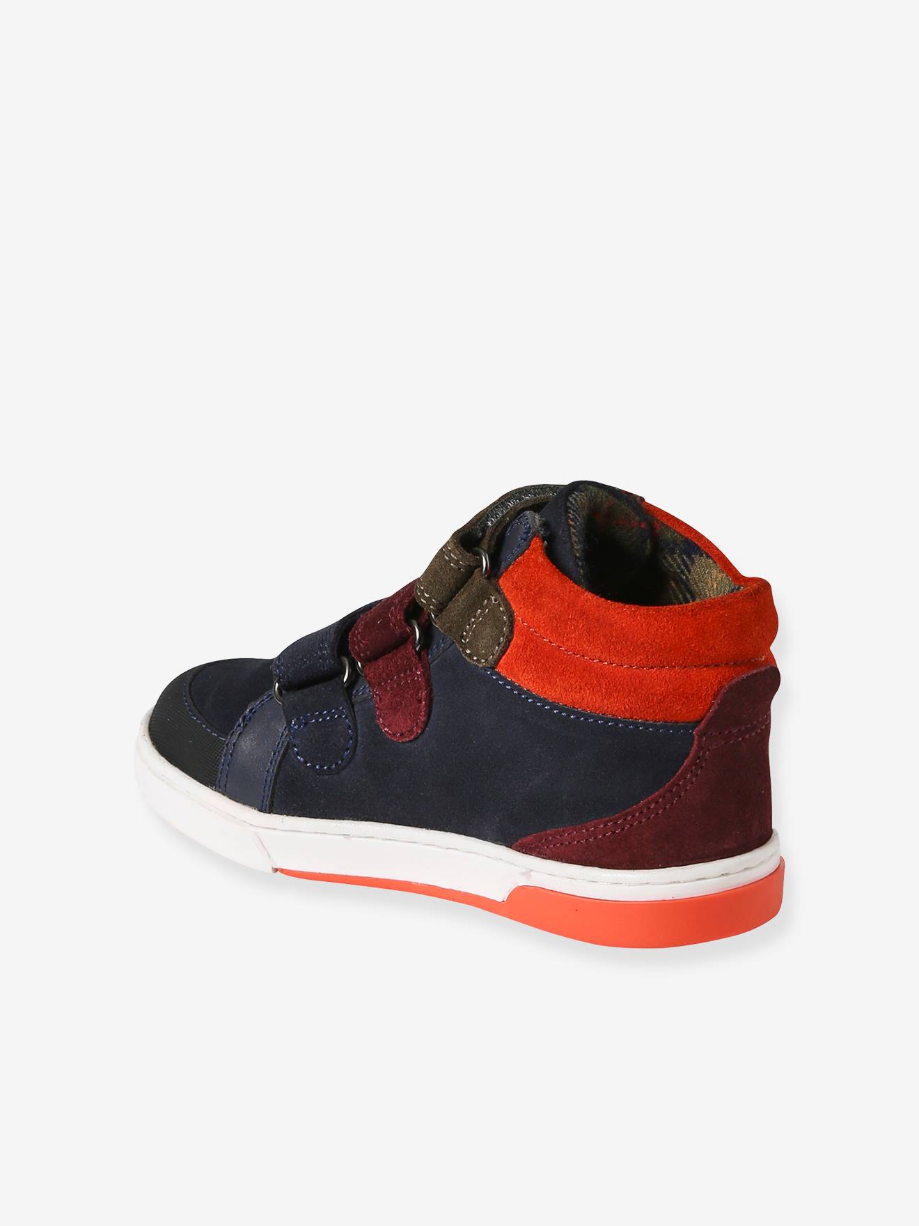Vertbaudet Kinder High-Sneakers, Anziehtrick - marine