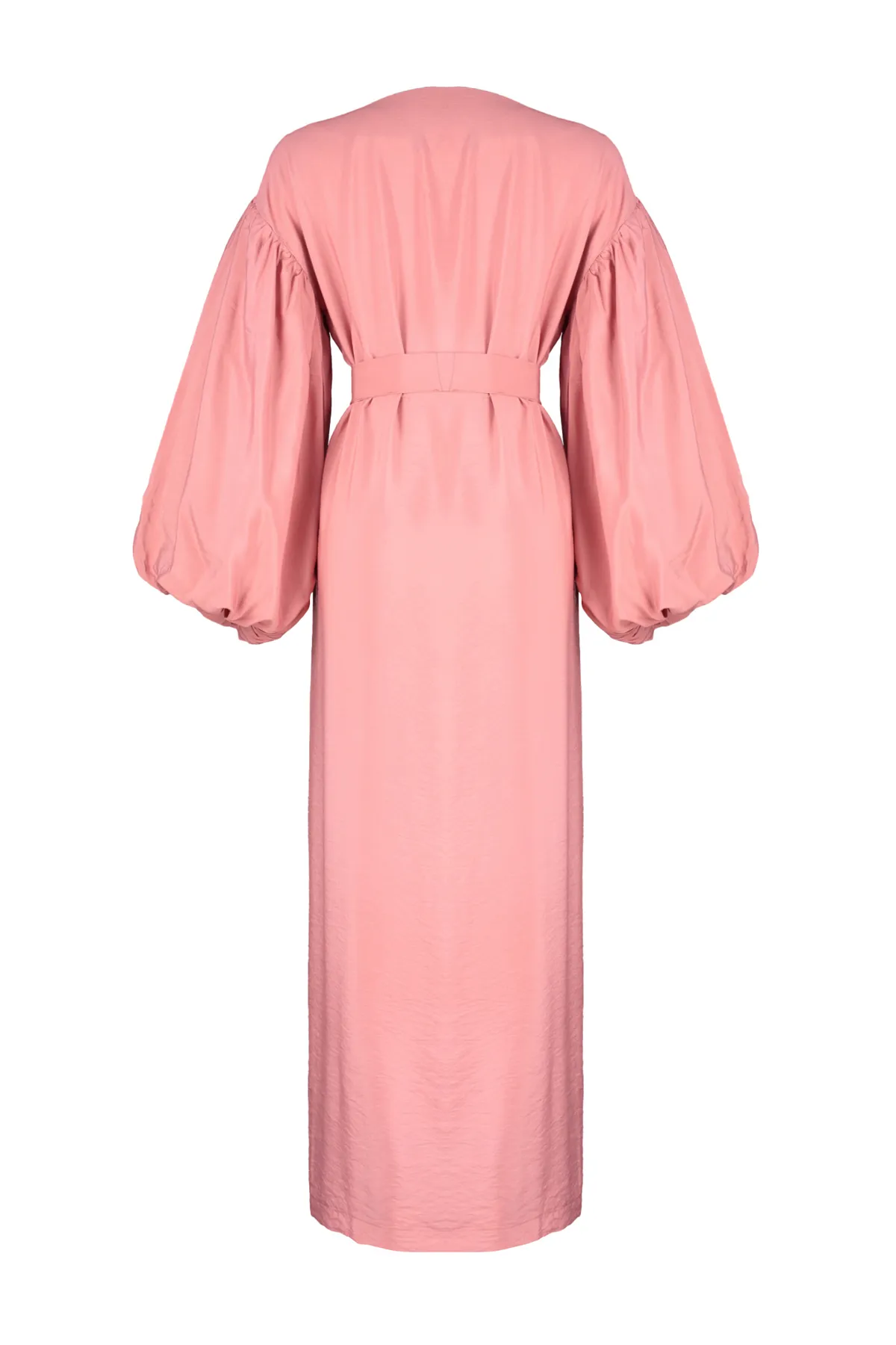 Trendyol Modest  Getrocknete lange gewebte Mütze mit Rosengürtel und Ferace & Abaya TCTSS24KF00001