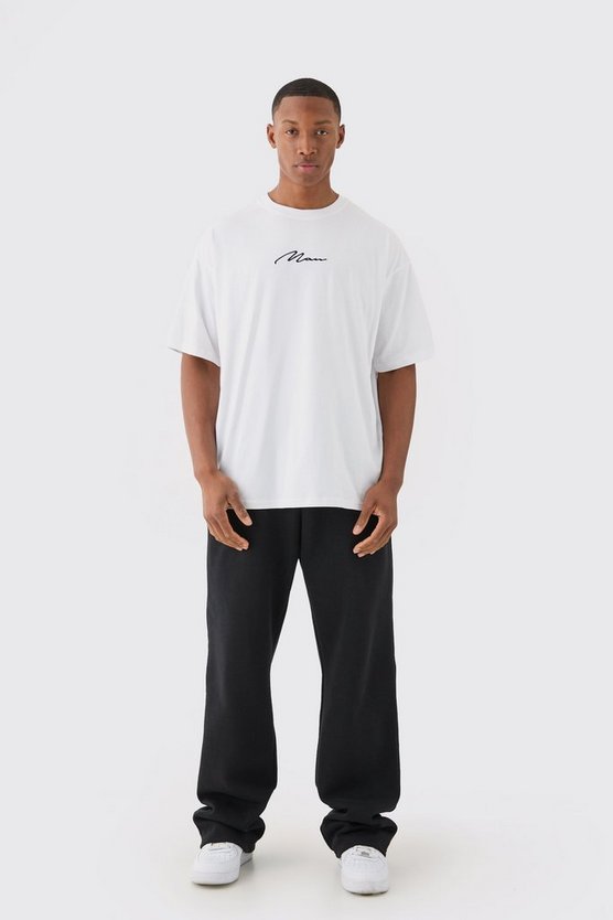 2er-Pack Oversize Man Signature T-Shirts