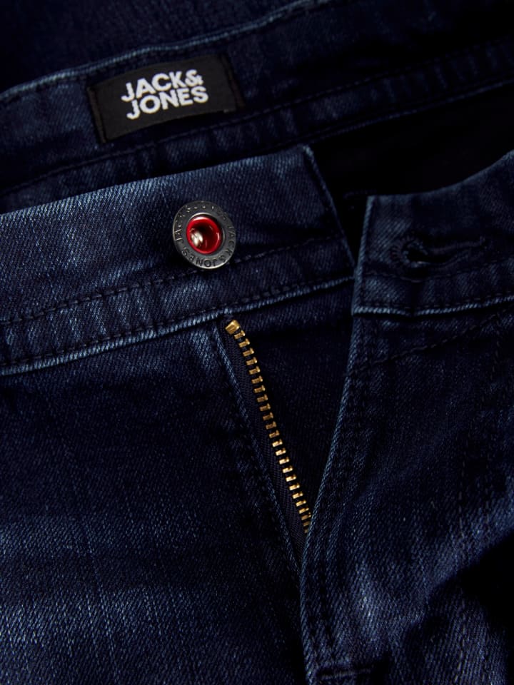 JACK & JONES Junior Jeans  JJICLARK JJLEON SQ 018 BF LN MNI in blue denim günstig kaufen