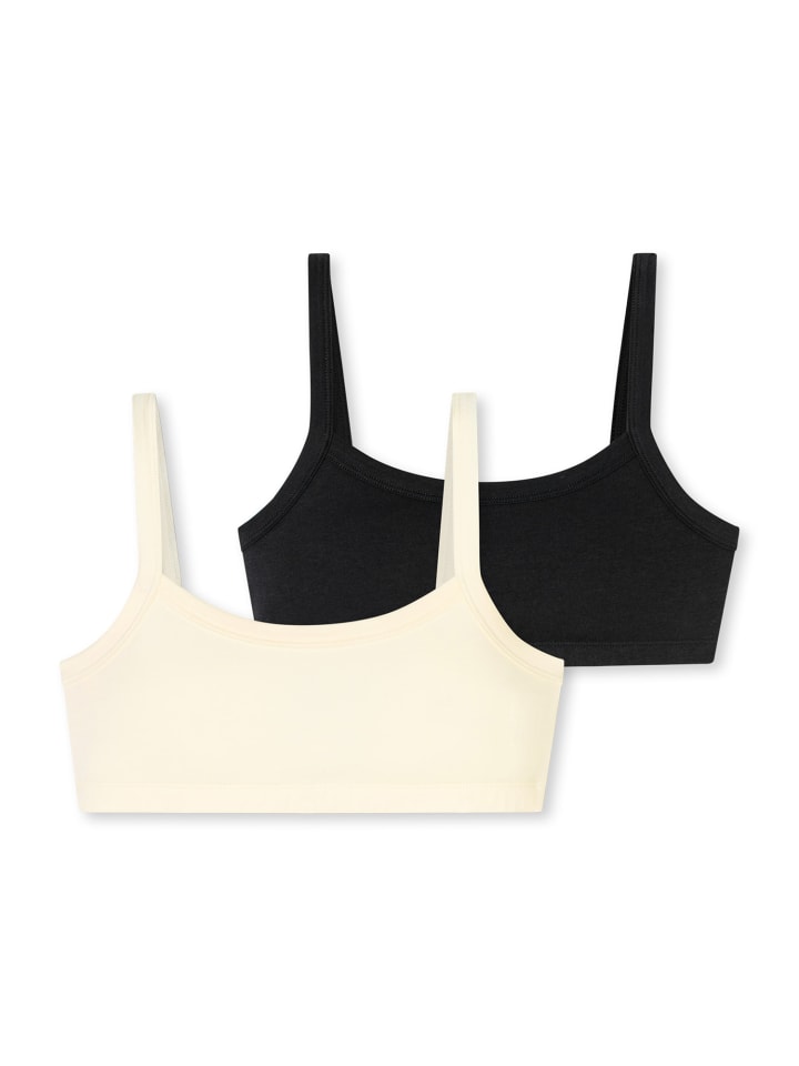 Schiesser Bustier Fresh Vibe in schwarz, weiss günstig kaufen