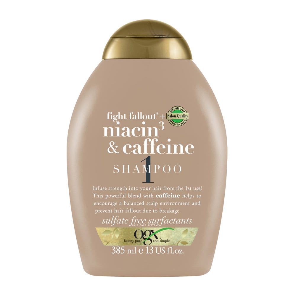 OGX Fight Fallout Caffeine Shampoo 385 ml
