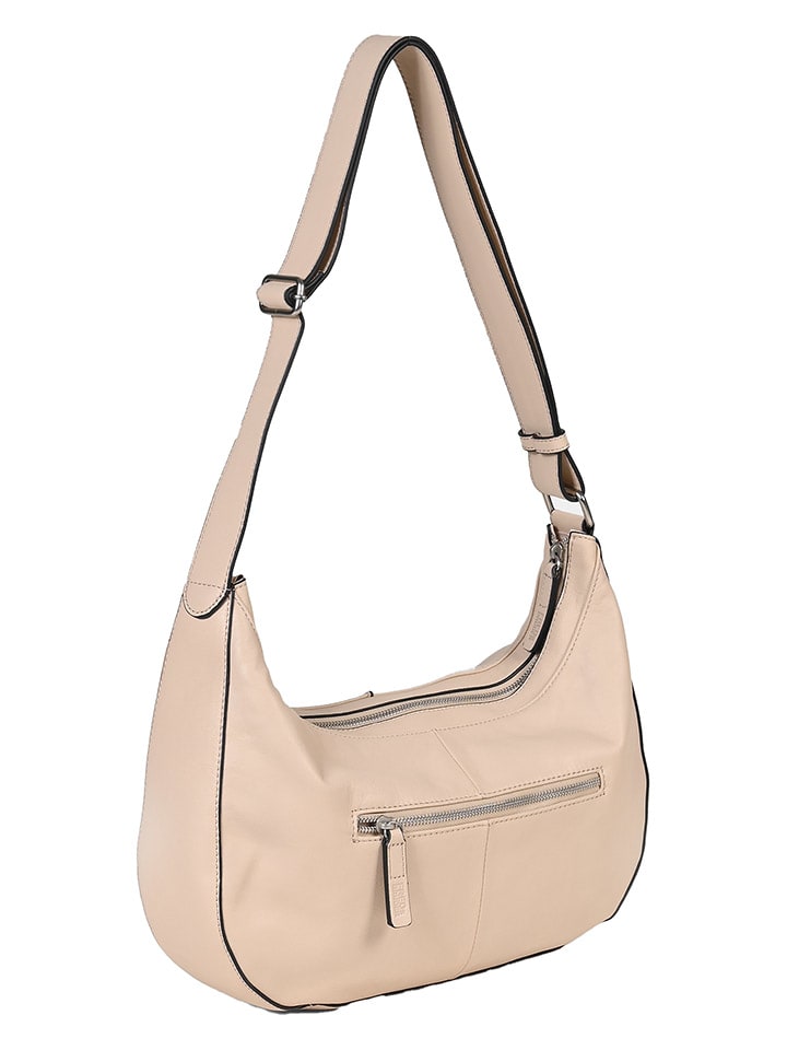 FREDs BRUDER Leder-Schultertasche in Beige - (B)37 x (H)22 x (T)8 cm günstig kaufen onesize