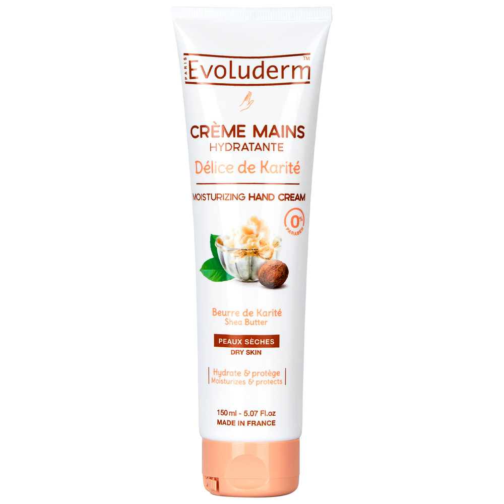 evoluderm Délice de Karité Crème Mains Hydratante - 150 ml