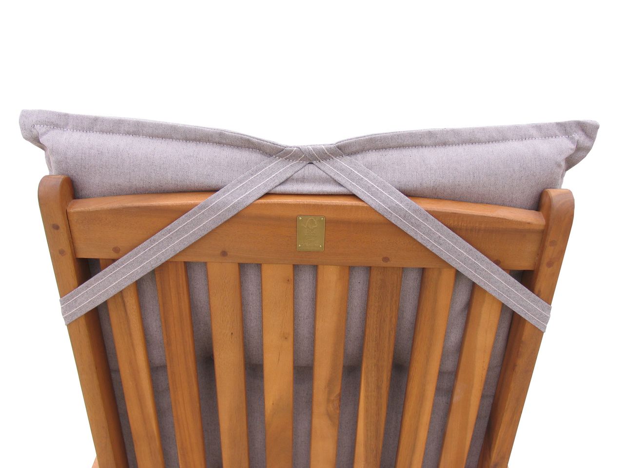 Grasekamp 2 Stück Auflagen Sand zu Sessel Klappsessel Gartensessel