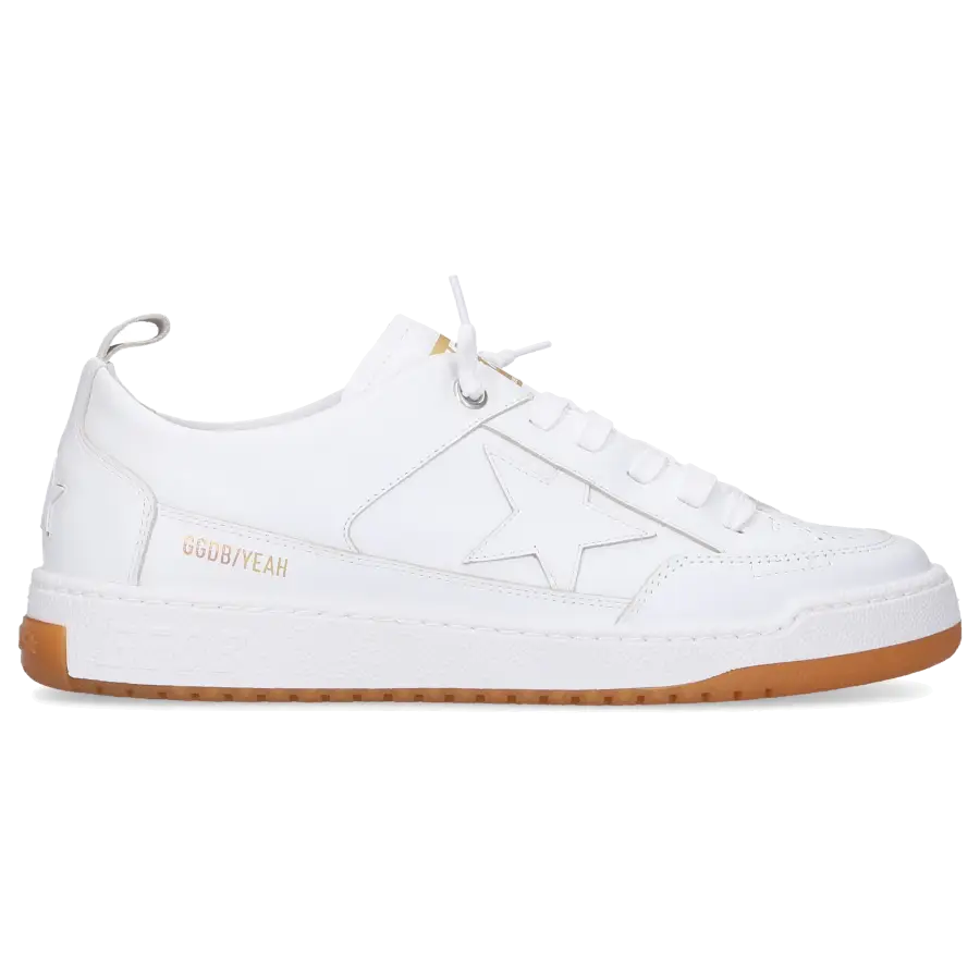 Golden Goose - Sneaker low YEAH Kalbsleder - weiß