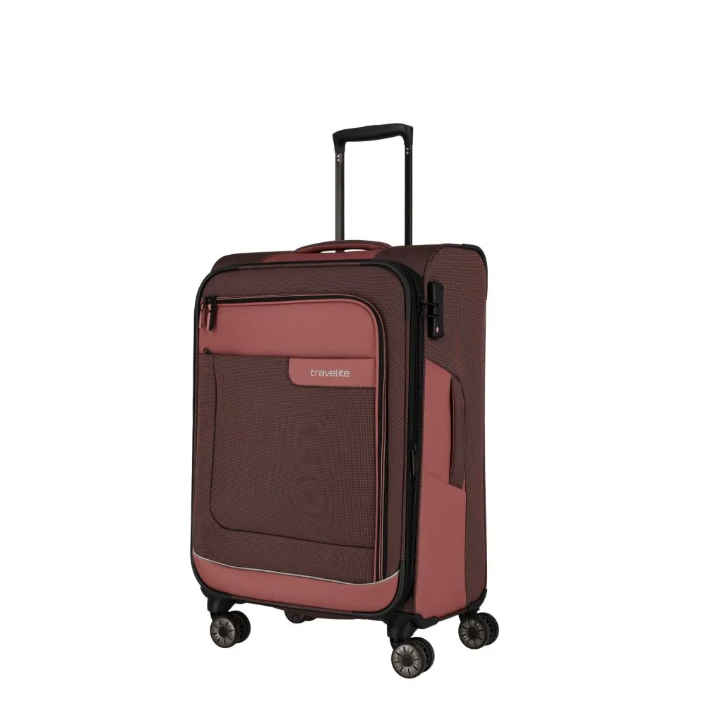 Travelite VIIA Trolley 4 Rollen M - Frühlingsrose