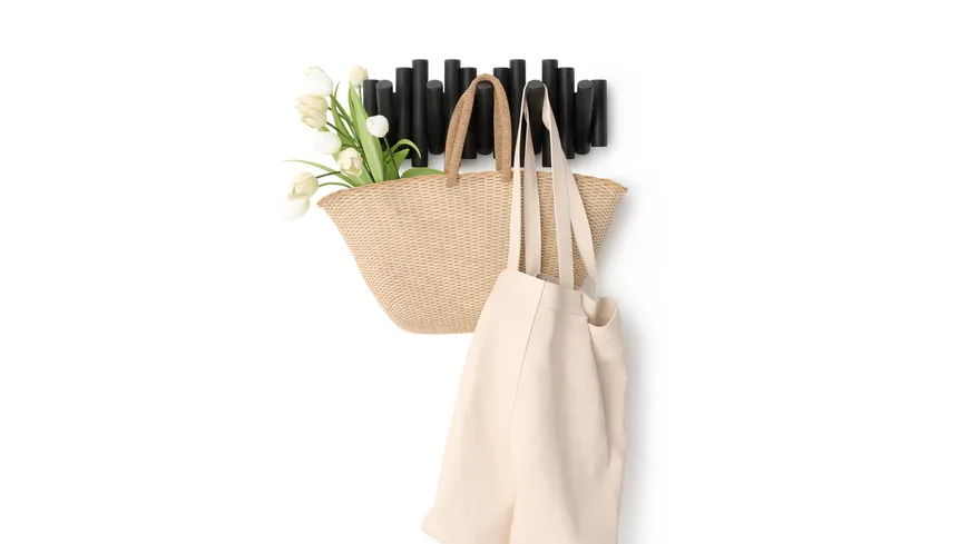 umbra Picket Wandgarderobe schwarz