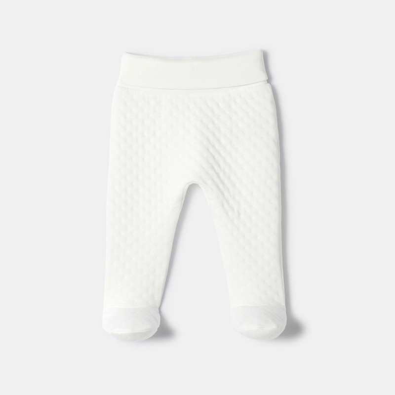 Ensemble en maille tubique blanc naissance Absorba