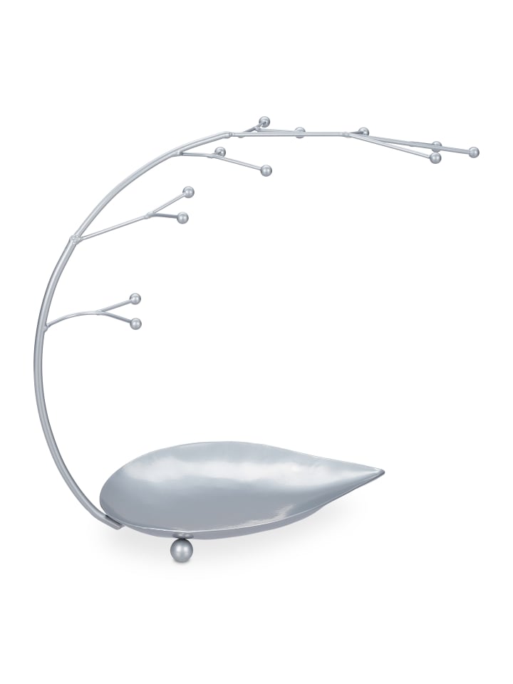 relaxdays Schmuckständer in Silber - (B)34 x (H)29 x (T)15,5 cm günstig kaufen onesize