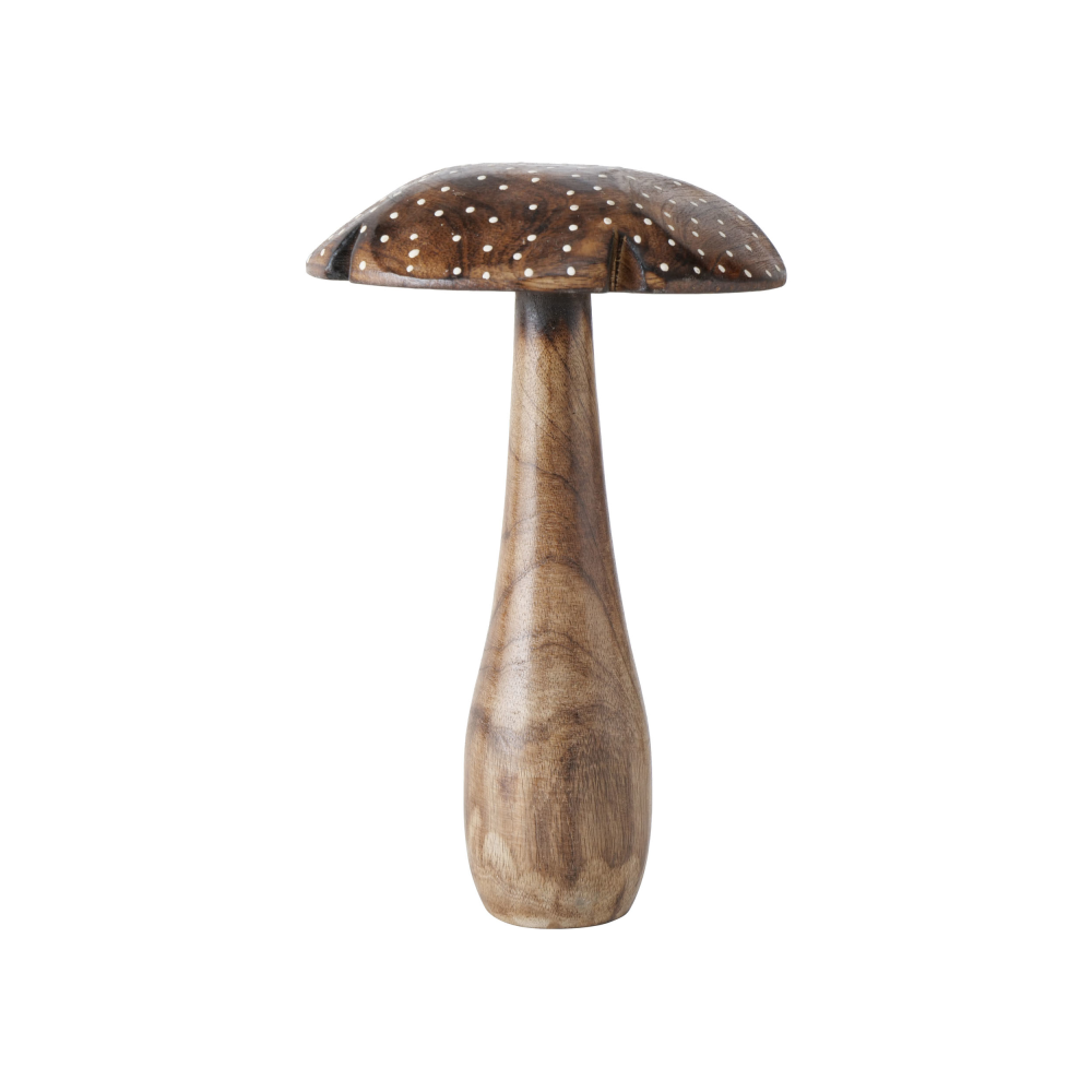 Dekoaufsteller Pilz Herno braun