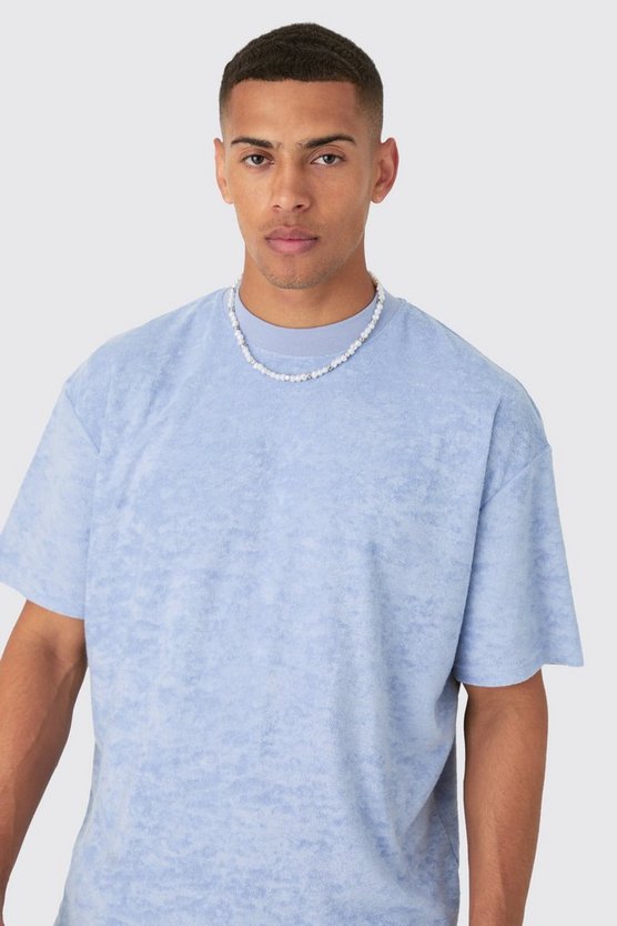 Oversize Frottee T-Shirt