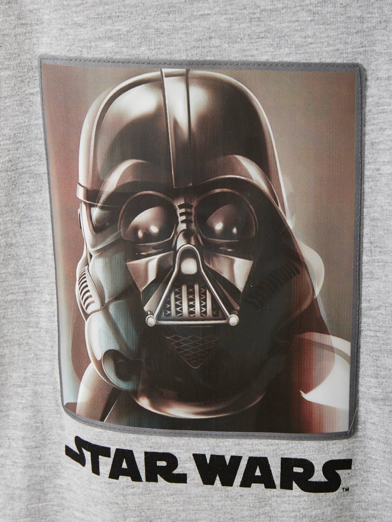 T-shirt Star Wars® garçon motif hologramme gris clair chiné