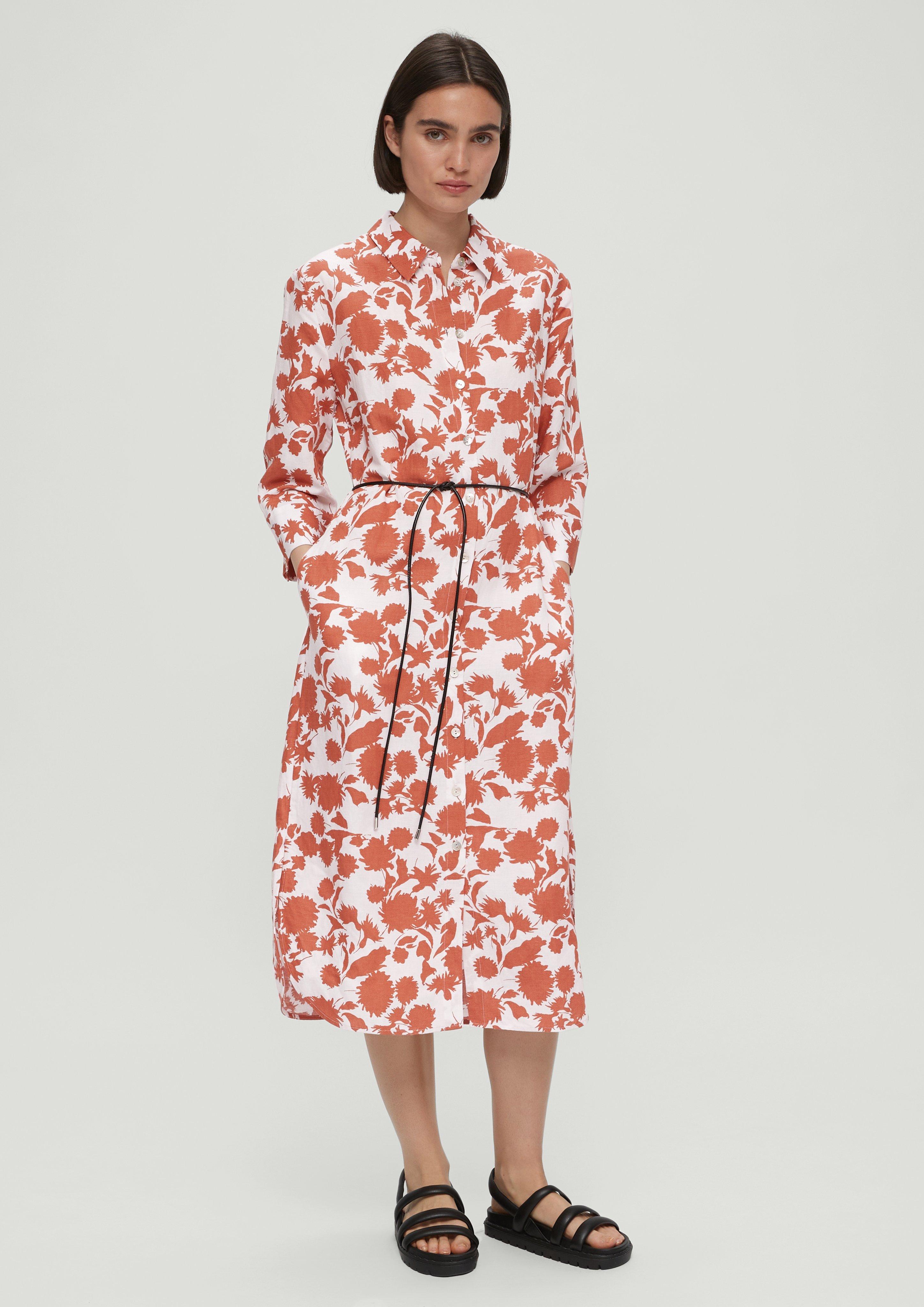 Kleid aus Leinenmix  2132298-28A2