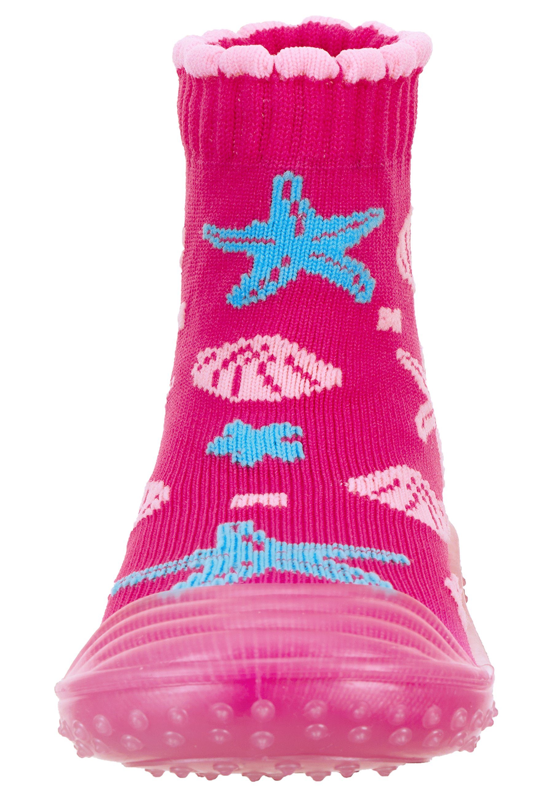 Sterntaler® Basicsocken Adventure-Socks Sealife (Kindersocken mit transparenter Gummisohle, Seaker- Socken für Kinder) Babysocken mit süßen Motiven, Kurzsocken Baby