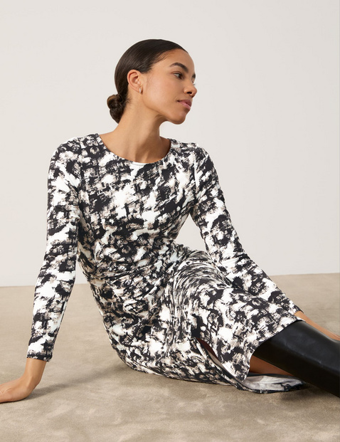 Shirtkleid mit seitlichem Raff-Detail