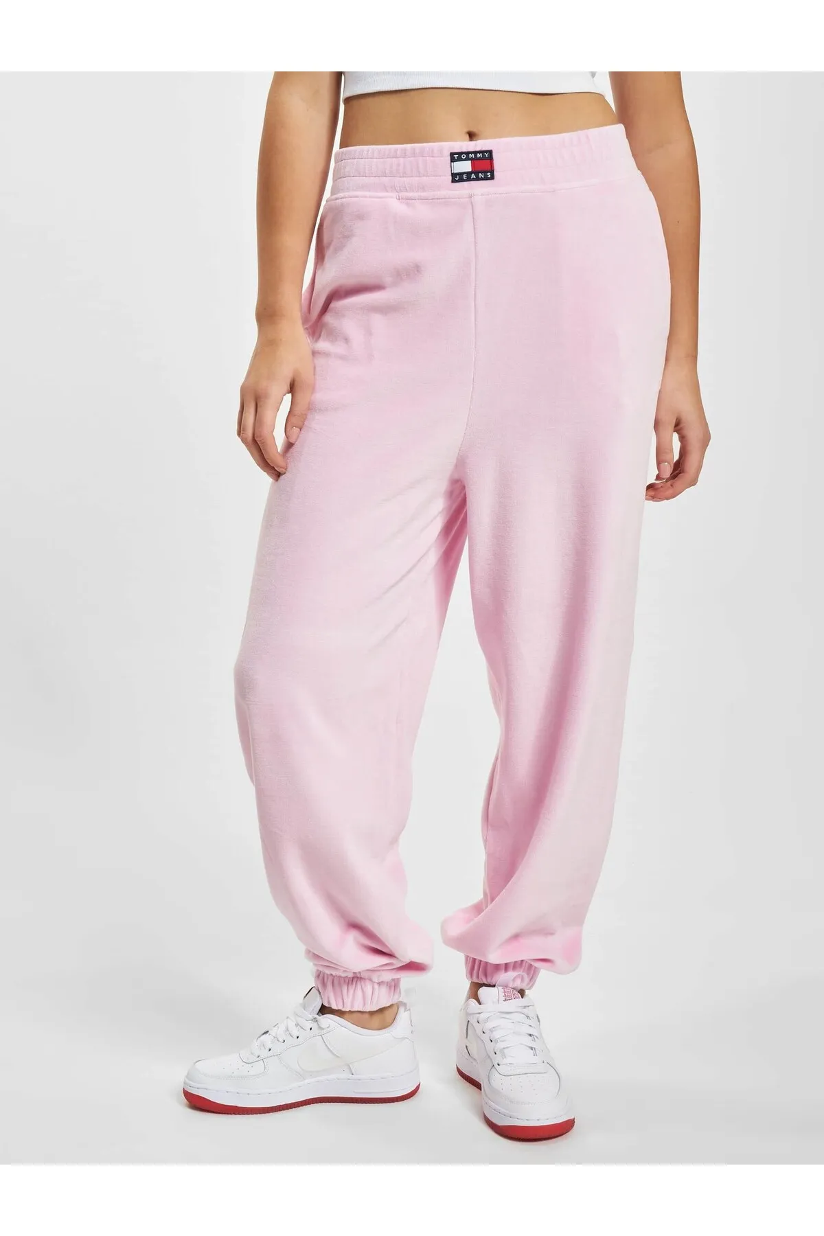 Tommy Hilfiger  Damen Tommy Jeans Velours Abzeichen