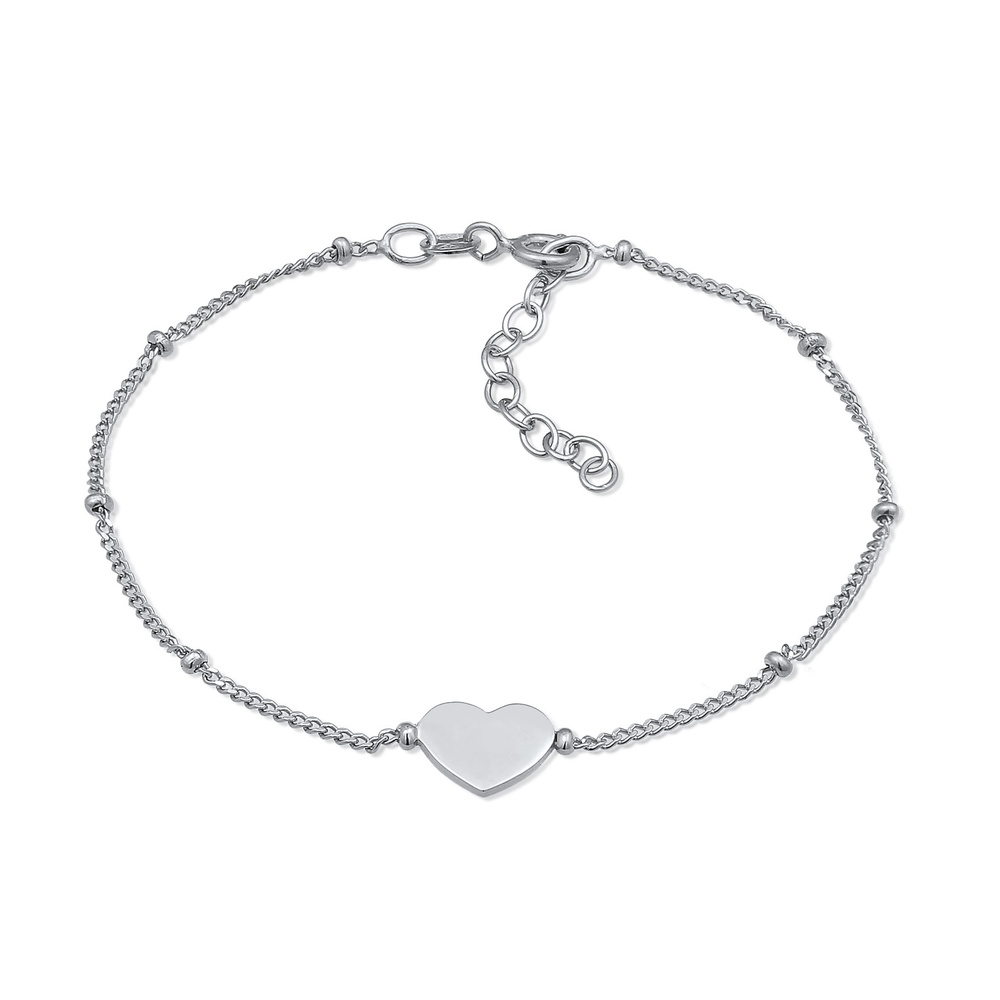 Elli Elli Bracelet Femmes coeur symbole amour boules en argent Sterling 925 Bracelet