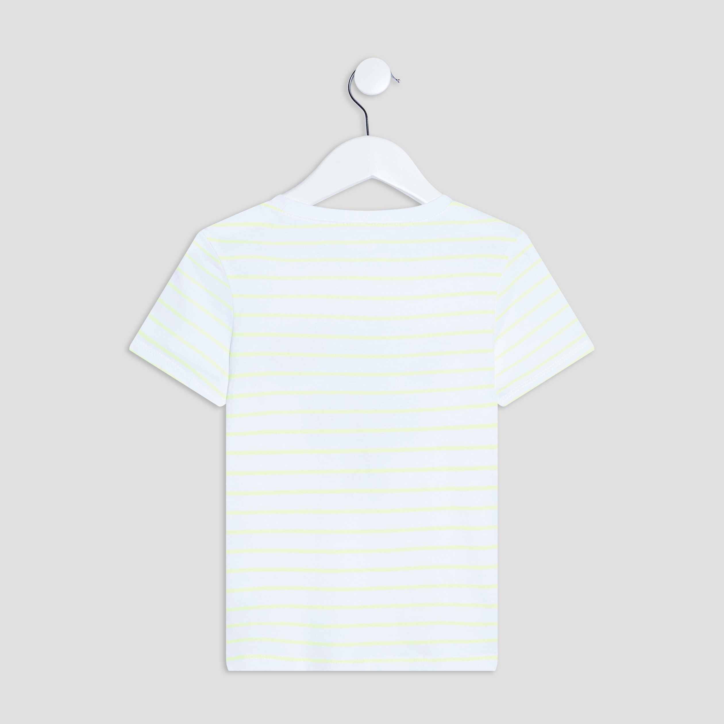 T-shirt manches courtes jaune garçon | La Halle