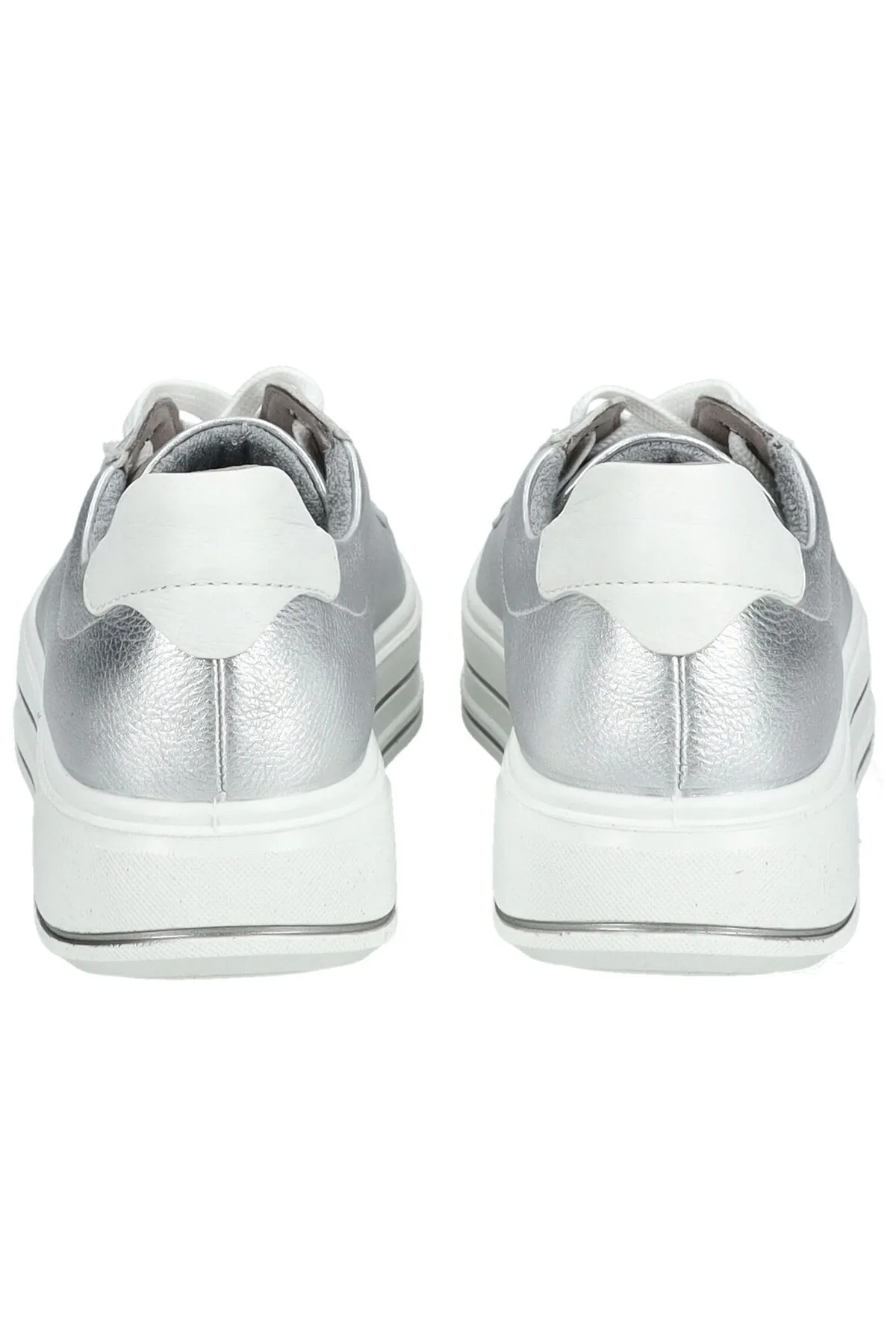 ARA  Sneaker - Silberfarben - Flacher Absatz