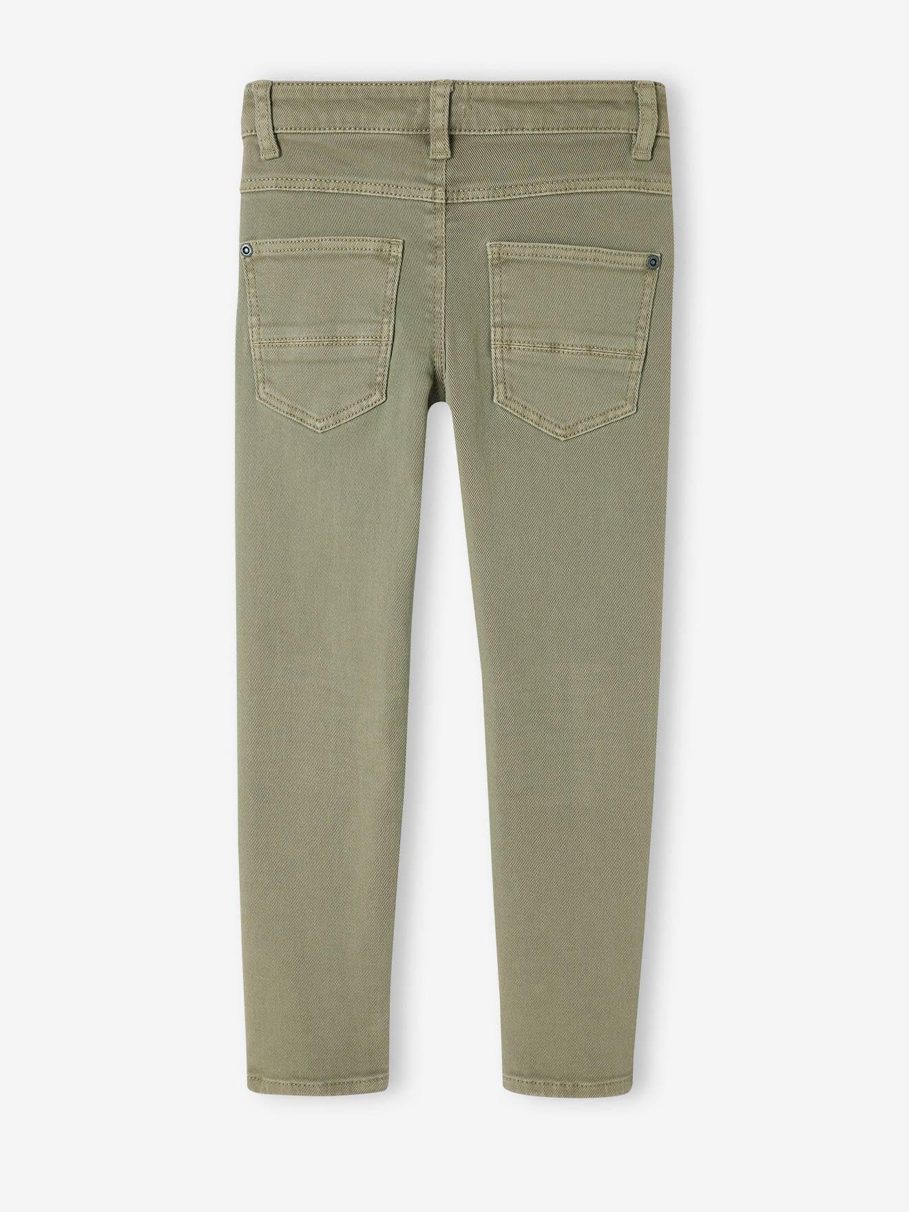 Vertbaudet Jungen Slim-Fit-Hose, Hüftweite SLIM - schokolade