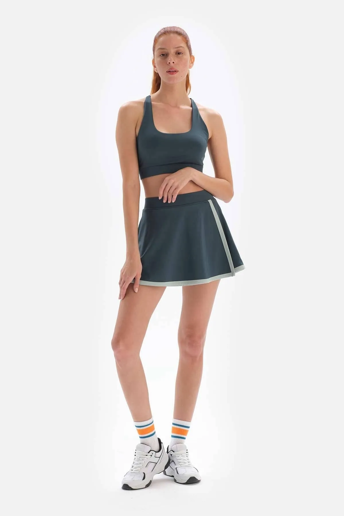 Dagi  Petrol Damen Shorts Rock Wrap