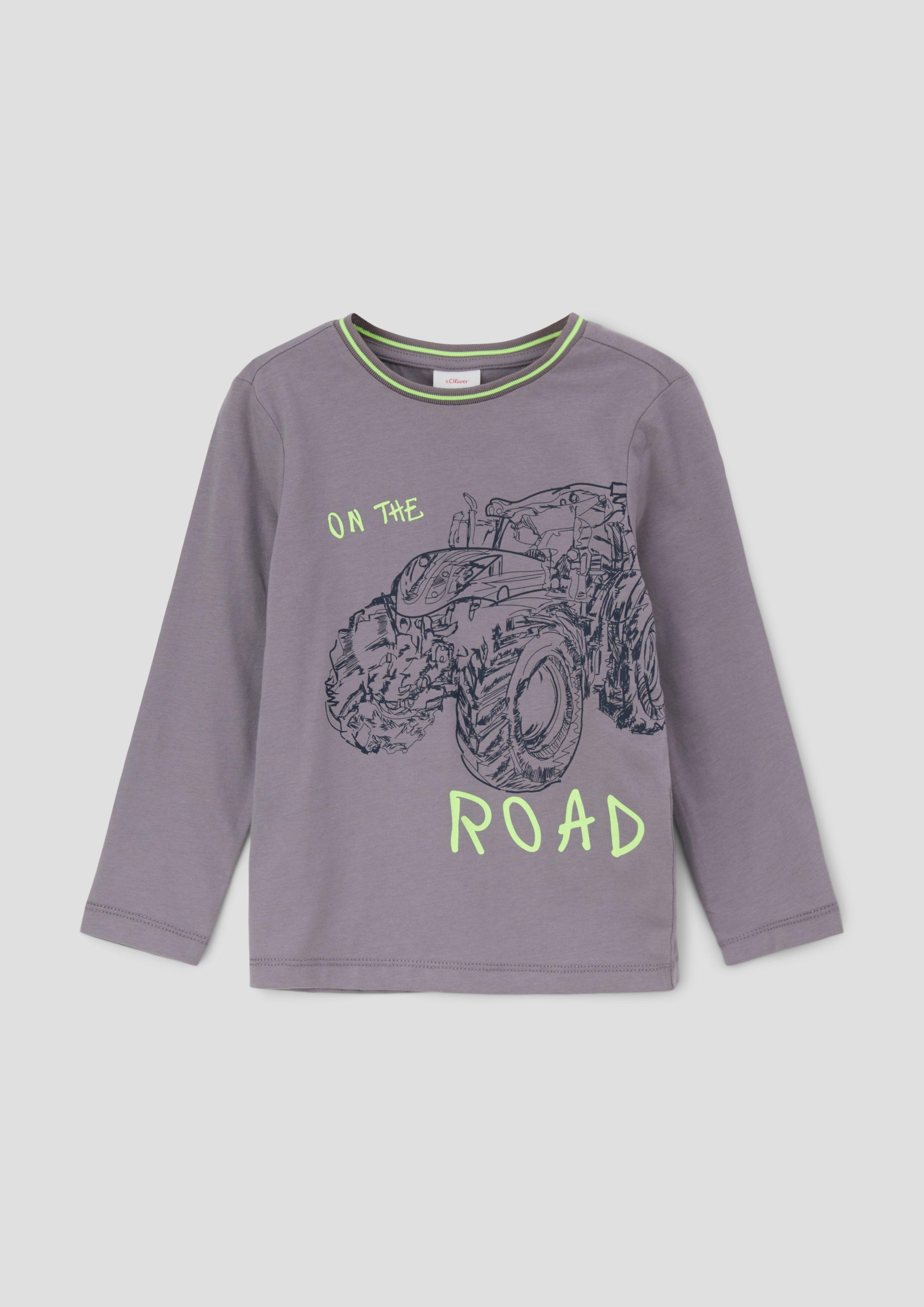 Longsleeve mit Frontprint  2140412-9206