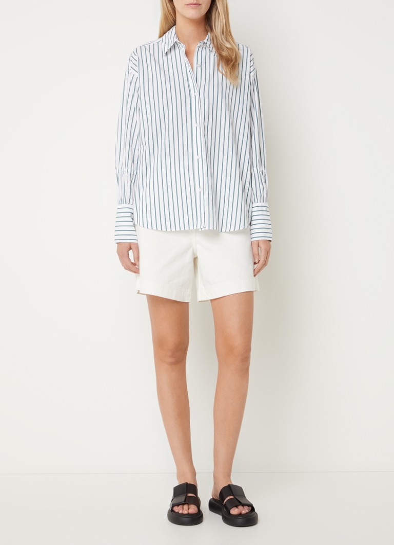 French Connection  Rhodes oversized blouse met streepprint