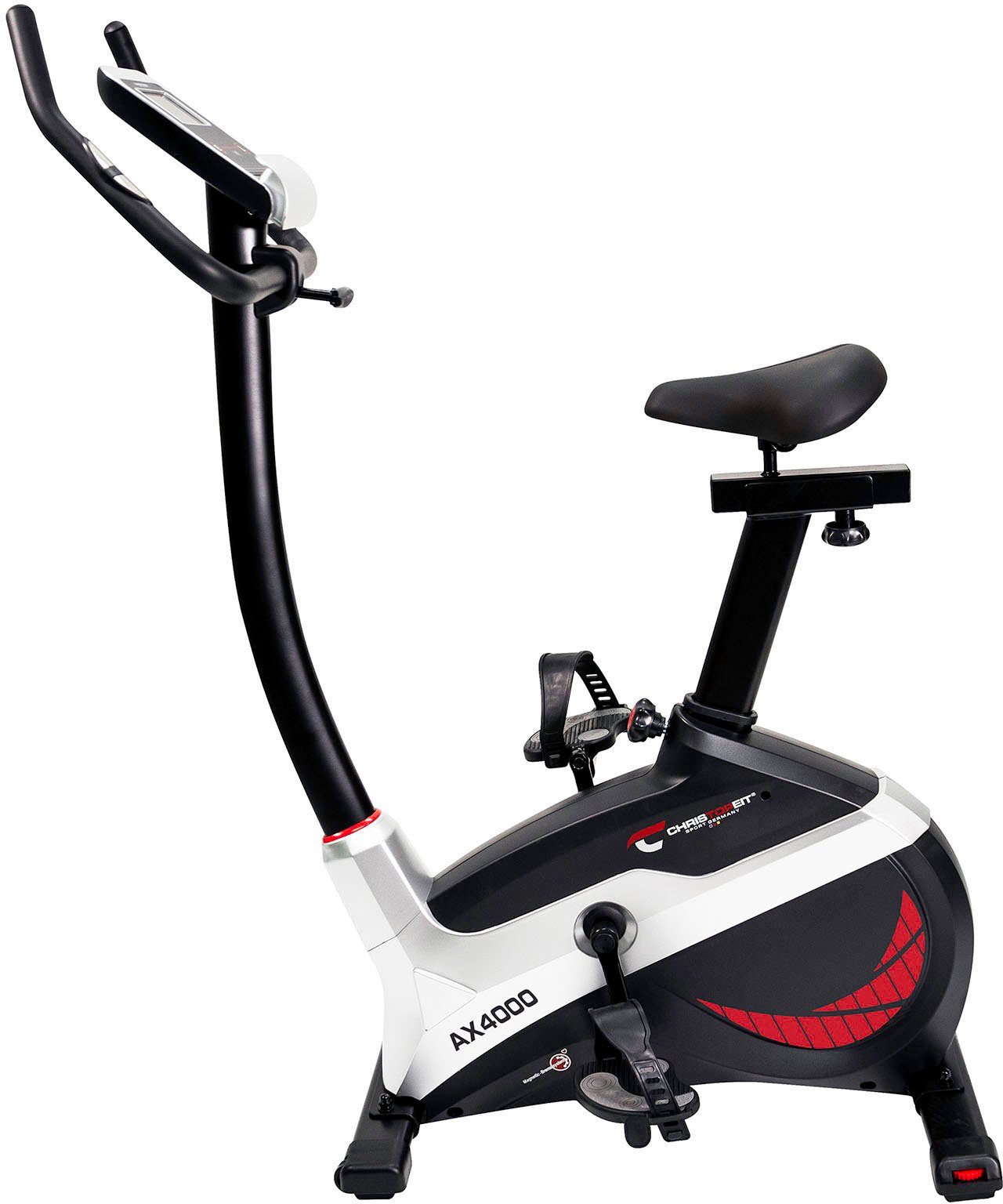 Christopeit Sport® Ergometer AX 4000 inkl. Pulsgurt, Heimtrainer Fahrrad