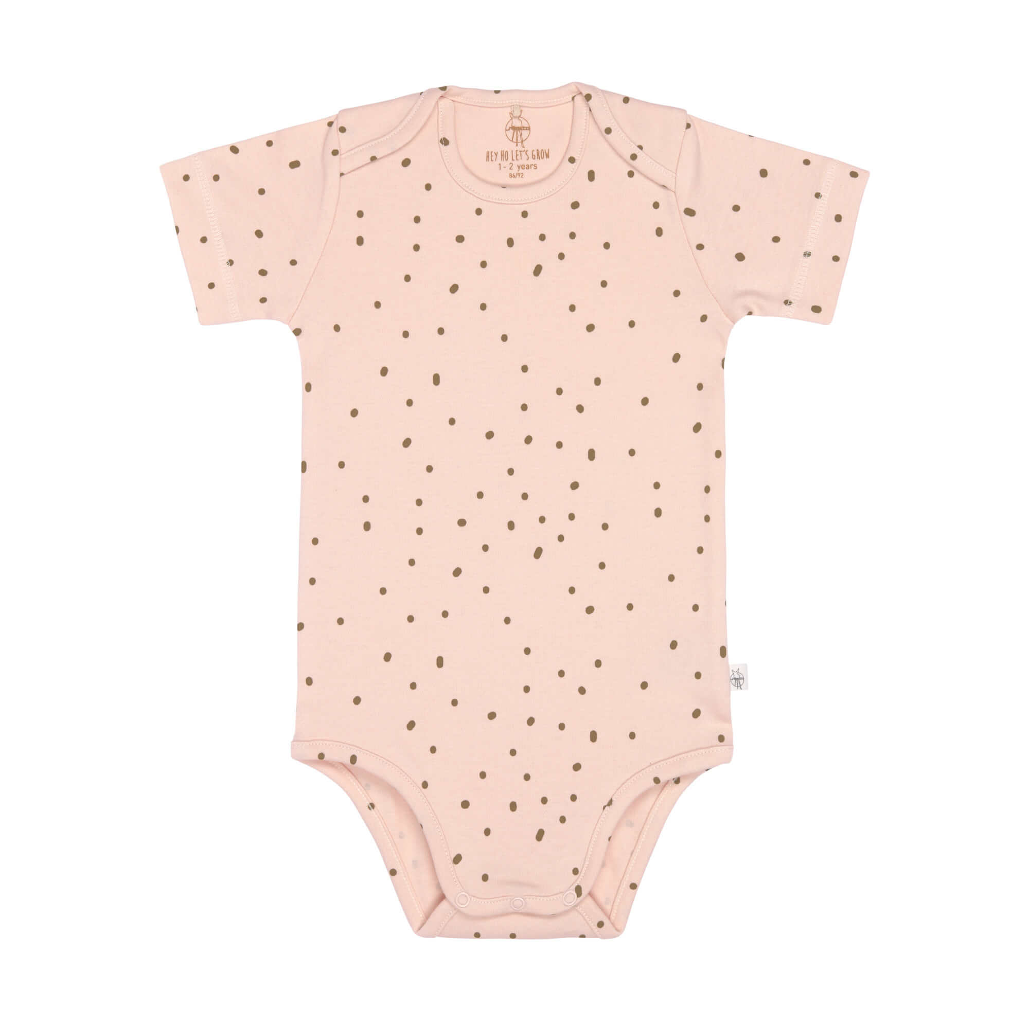 Baby Body kurzarm - Bio Baumwolle, Rosa