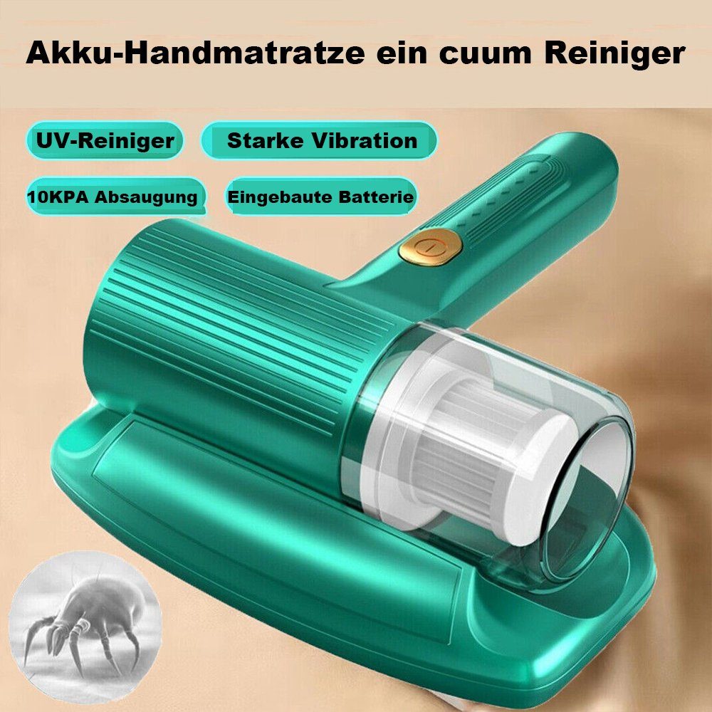 Yoyaxi Matratzenreinigungsgerät Kabelloser Staubsauger und Milbenentferner mit UV-C-Licht, - UV-C-Quarz-UV-Licht zur Abtötung von Milben und Bakterien