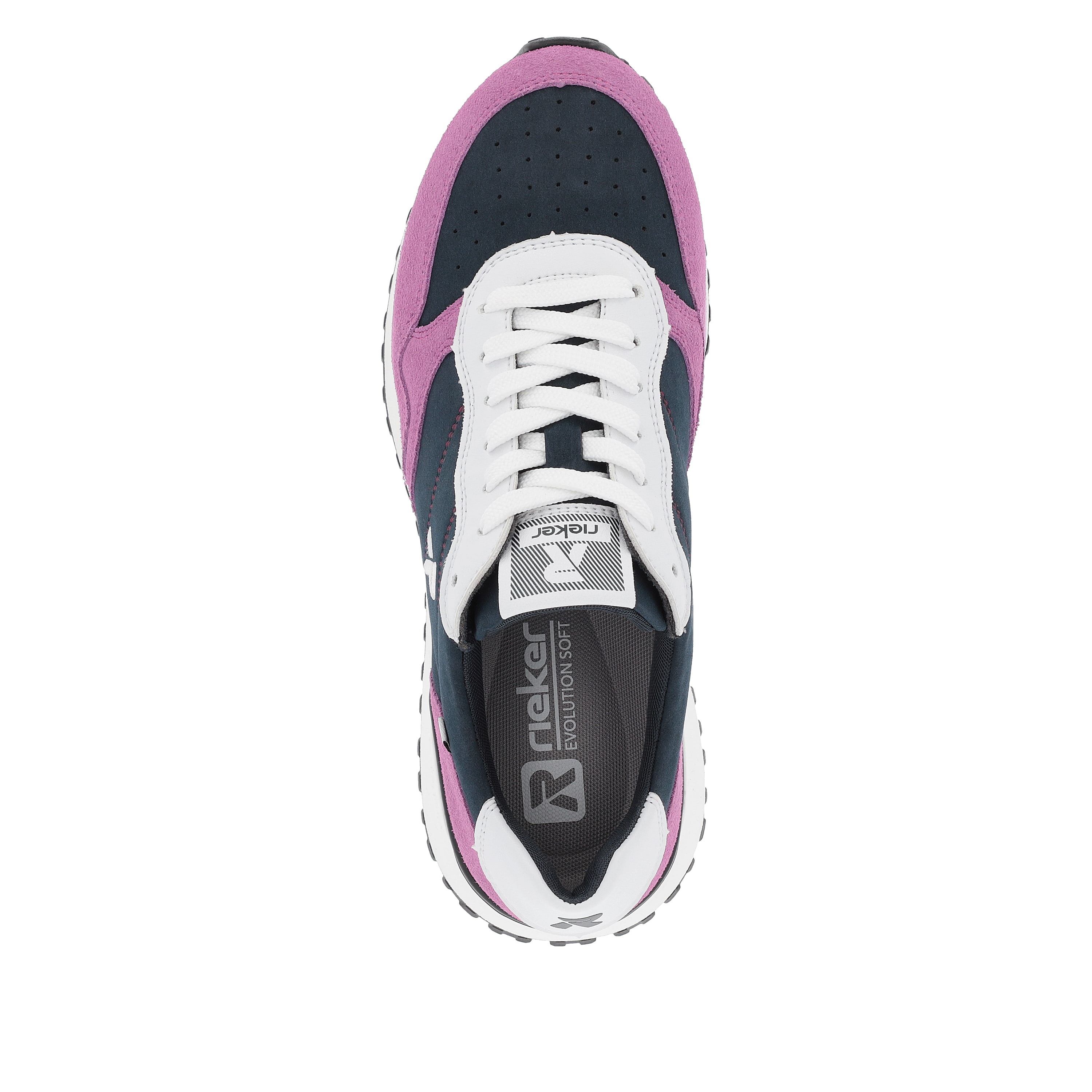 Rieker Damen Sneaker Low atlantic-blue violet