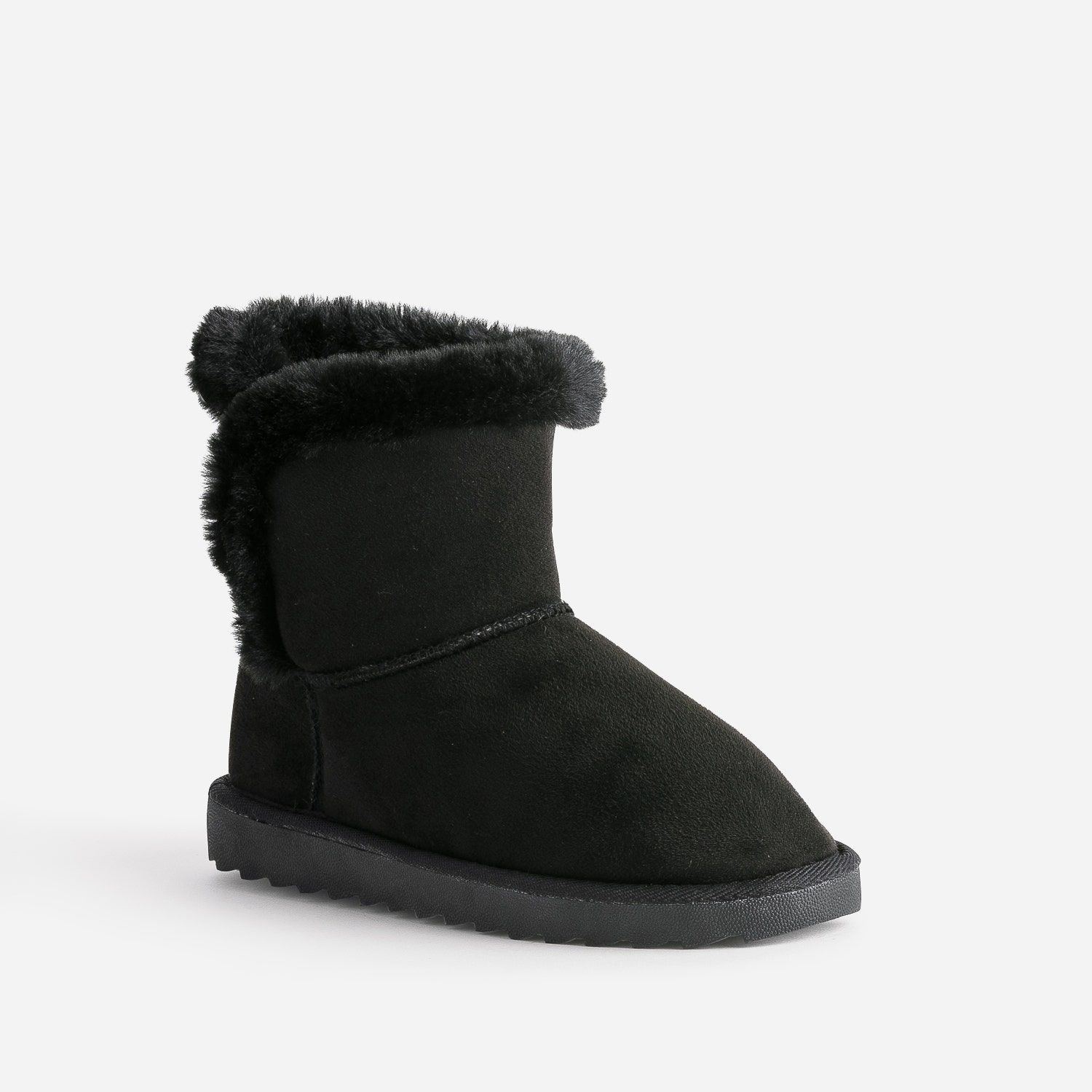 Boots noir fourré