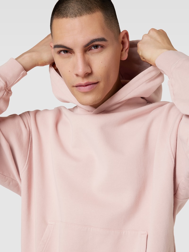 Oversized Hoodie aus Bio-Baumwolle in hellrosa