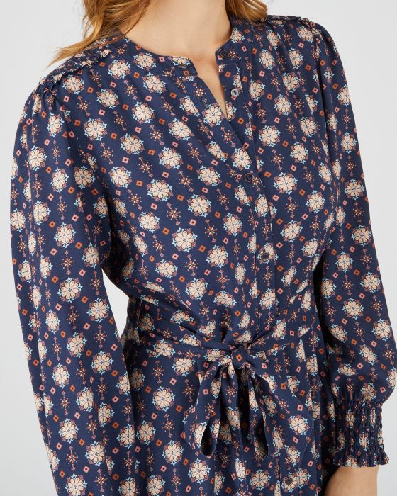 Robe-chemise pure viscose Lenzing(TM) EcoVero(TM)