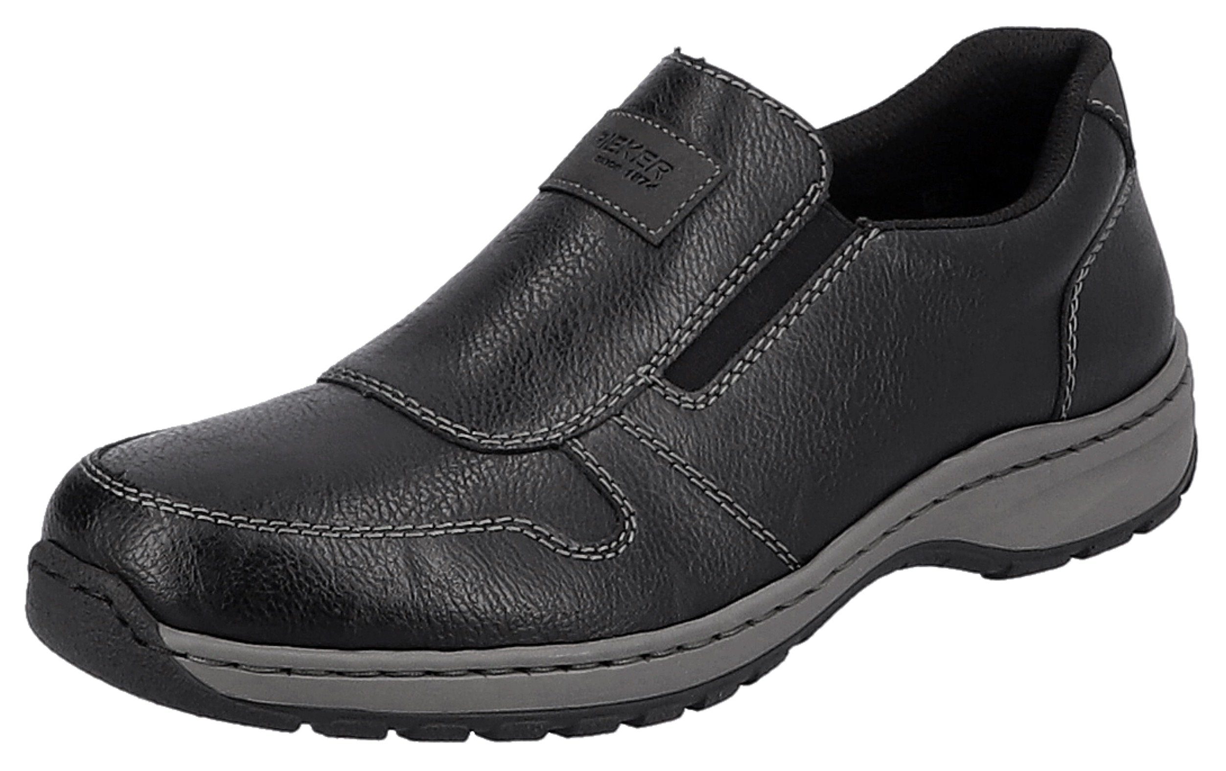 Rieker Slipper mit Stretcheinsatz, G-Weite = weit