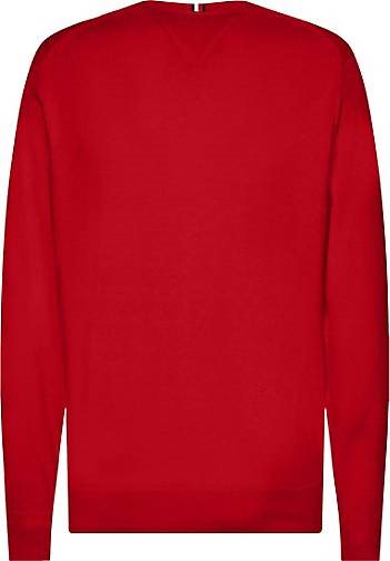 TOMMY HILFIGER Herren Strickpullover V-Kragen Baumwolle/Kaschmir Regular Fit