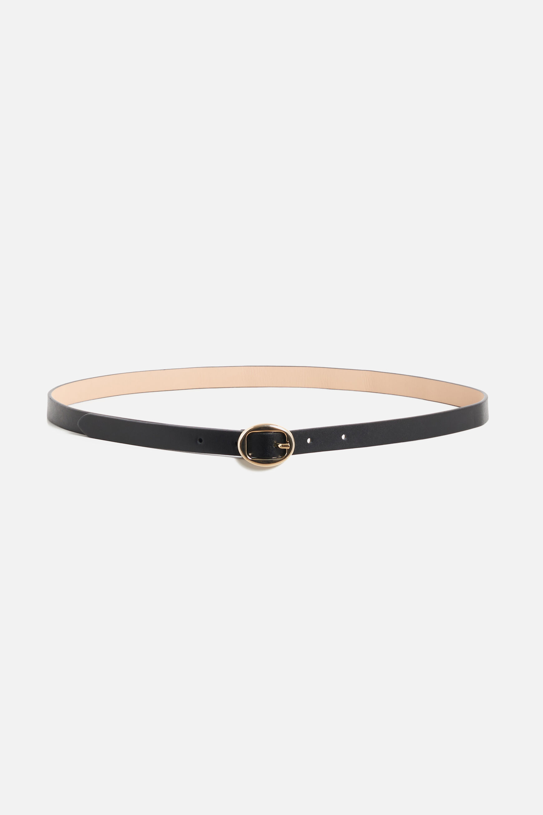 ceinture laura 100% cuir noir femme