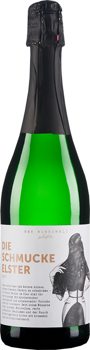 The Wineimals Sekt „Die schmucke Elster“