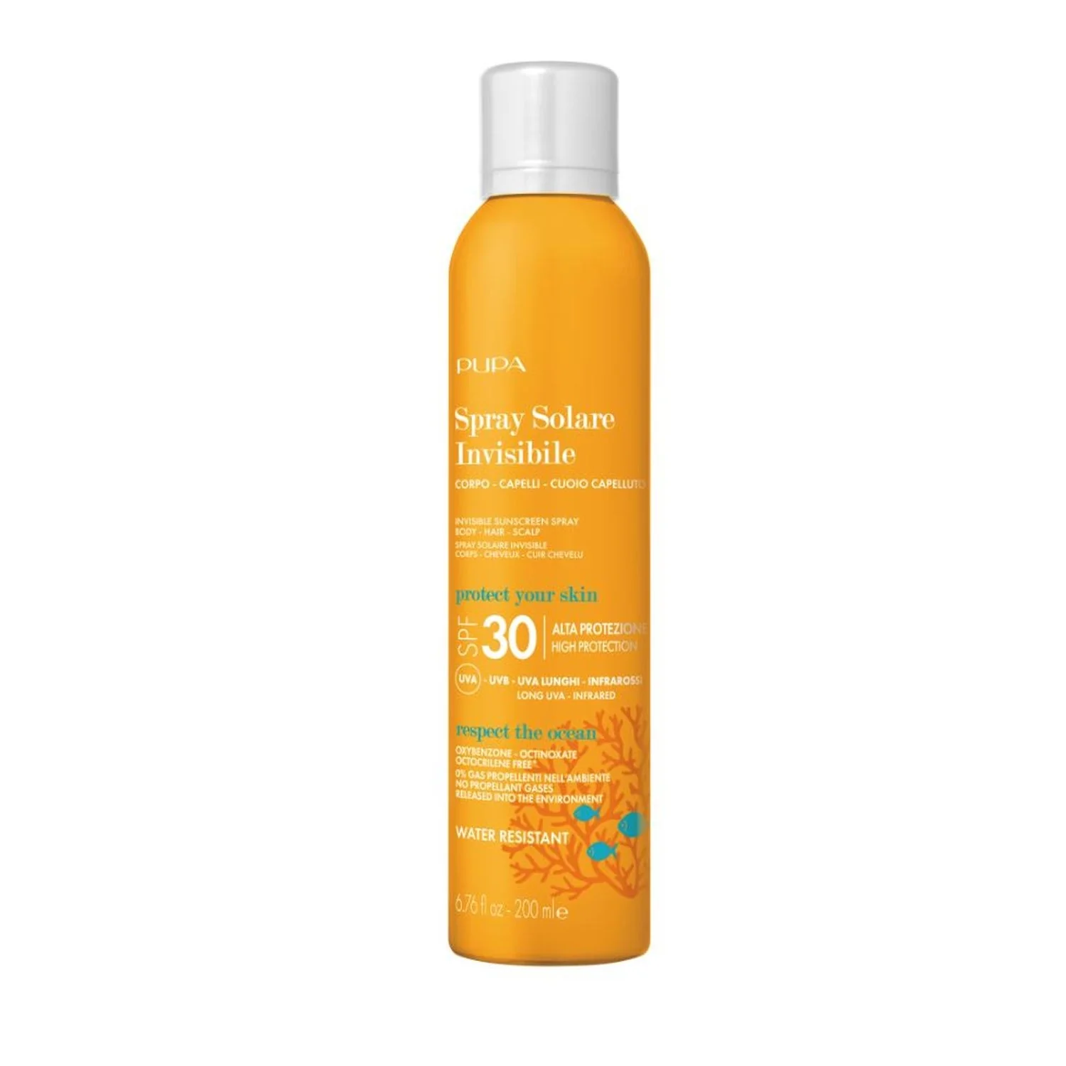 Nevidni sprej za sončenje SPF30 - Visoko zaščitni sprej za telo in lase