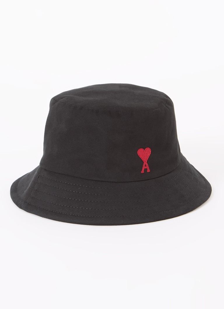 AMI Paris  De Coeur bucket hoed met logo