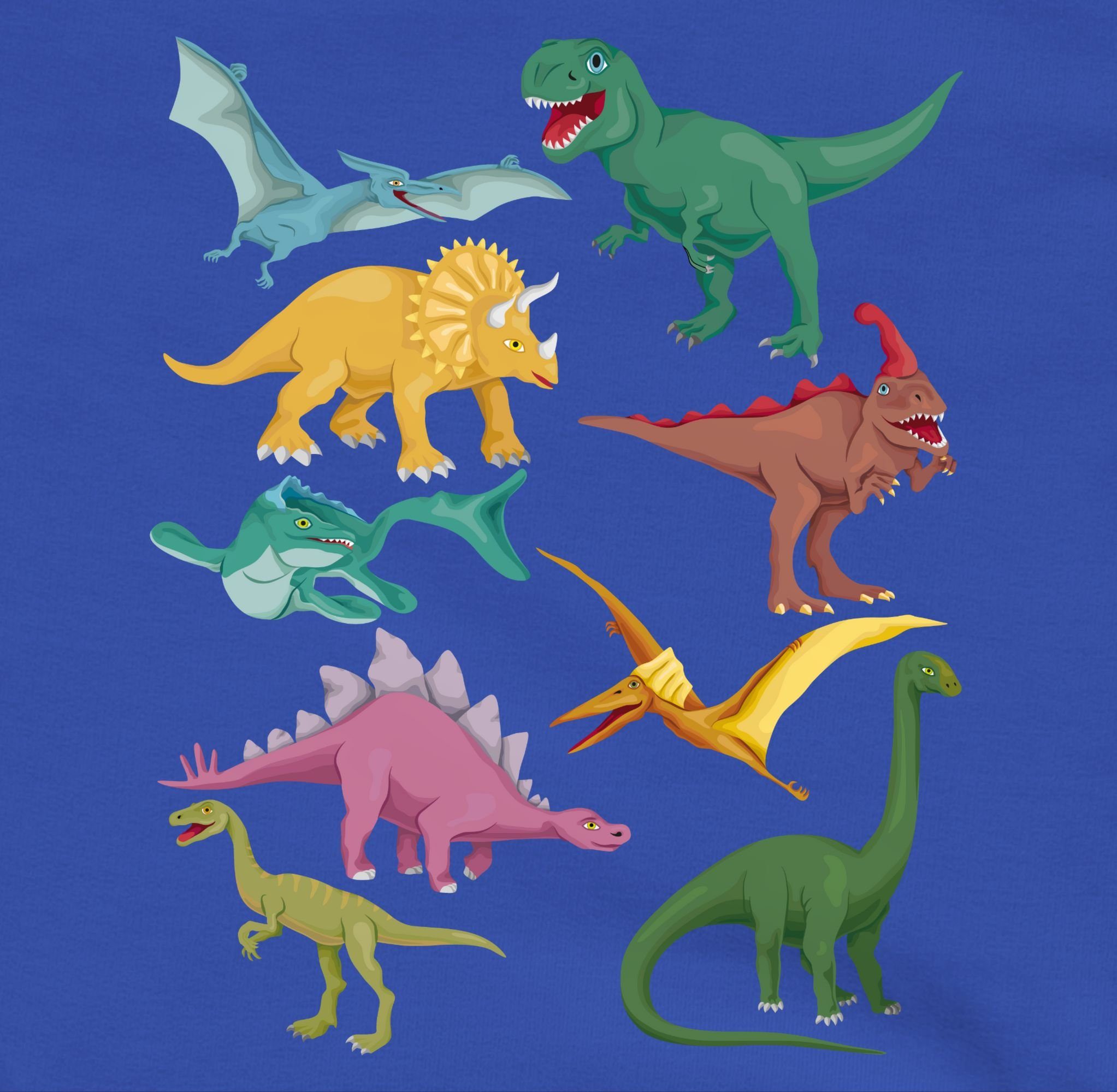 Shirtracer Sweatshirt Dinos Tiermotiv Animal Print