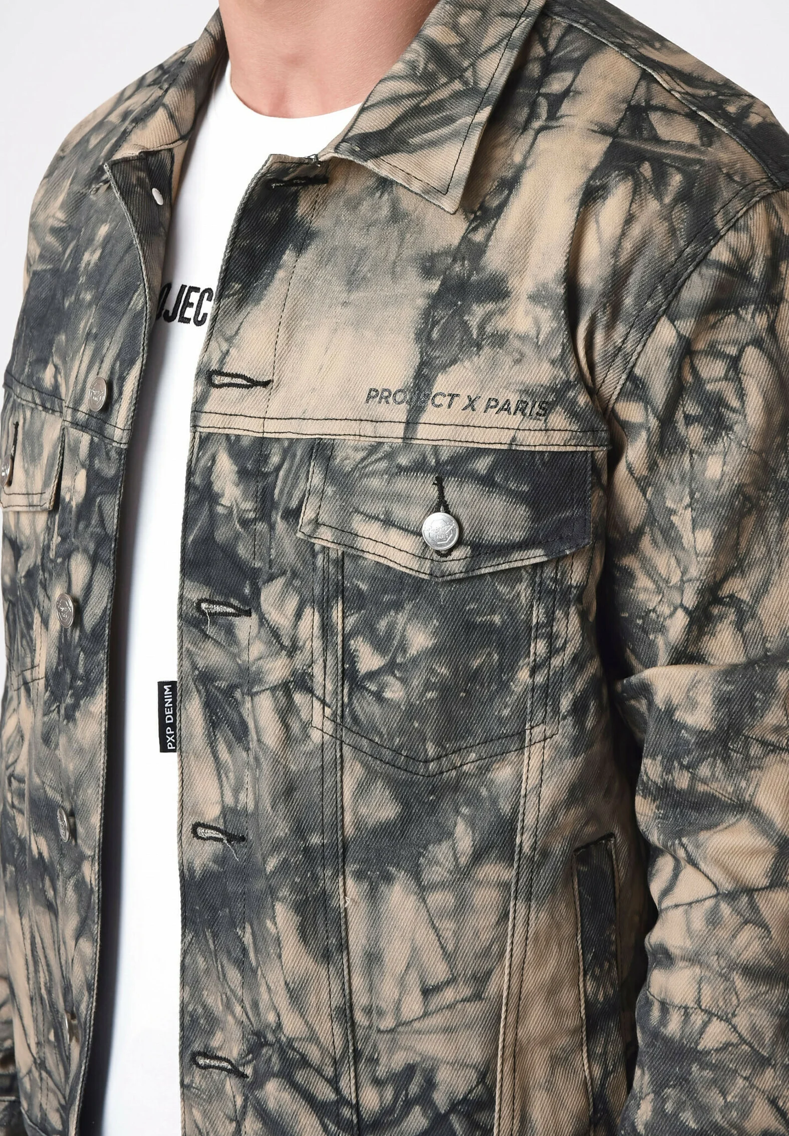 Proyecto X París TIE & DYE - Chaqueta vaquera