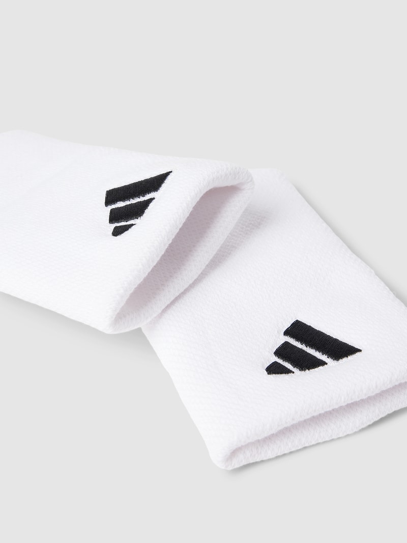 Schweißband mit Label-Stitching Modell 'TENNIS' in weiß